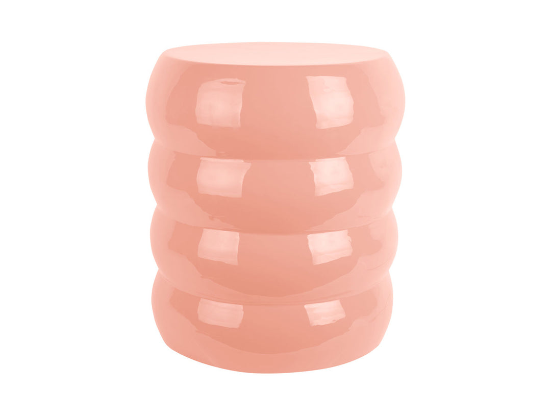 Leitmotiv Stool Jill enamel faded pink