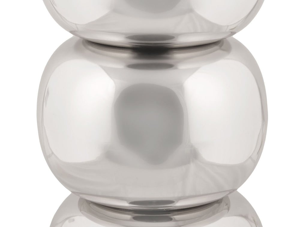 Leitmotiv Stool Glow sphere chrome plated
