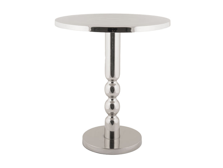 Leitmotiv Side table Sheen large aluminium chrome