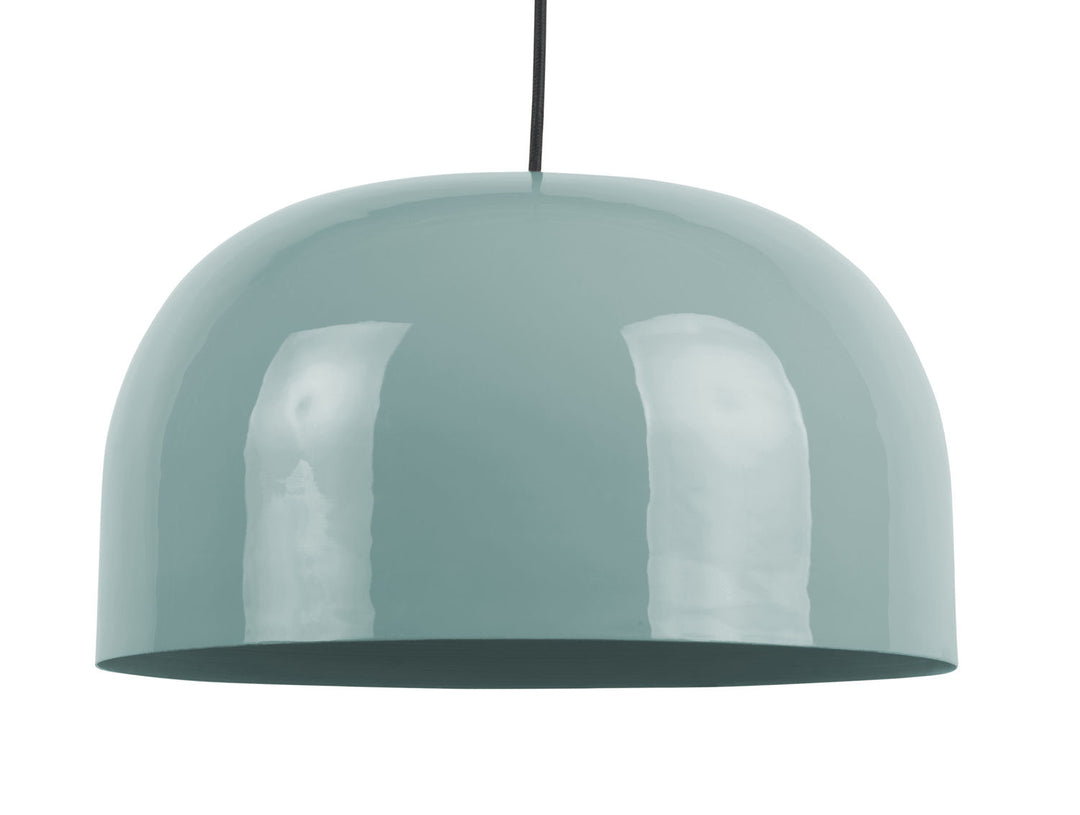 Leitmotiv Pendant lamp Dome enamel misty blue