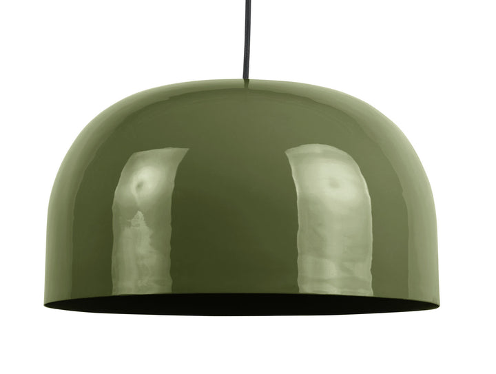 Leitmotiv Pendant lamp Dome enamel jungle green