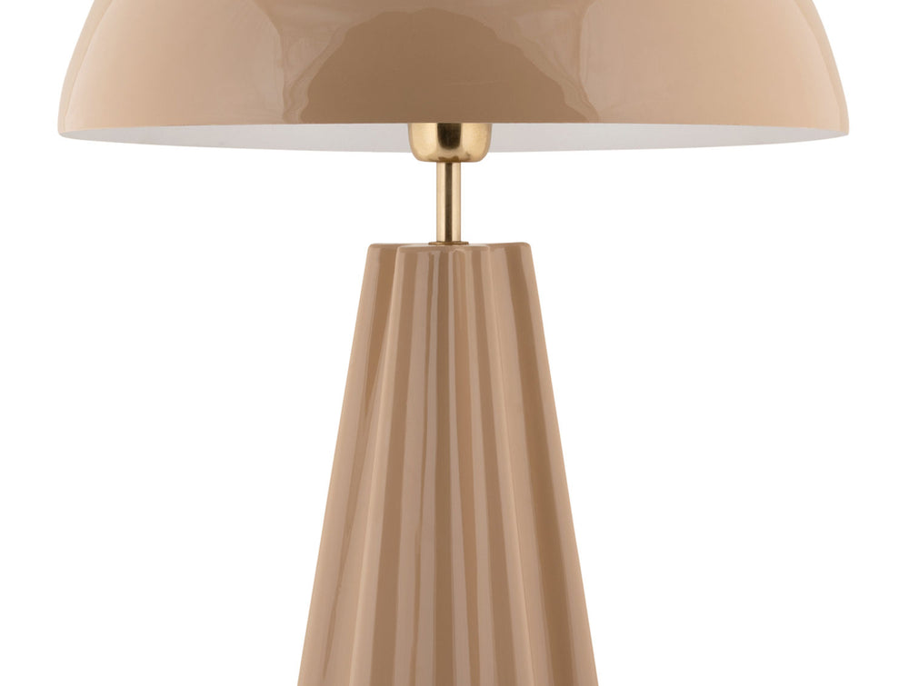 Leitmotiv Table lamp Amplio XL enamel soft brown