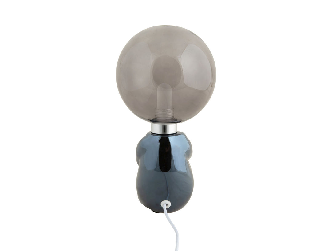 Leitmotiv Table lamp Joey LED ceramic black plated