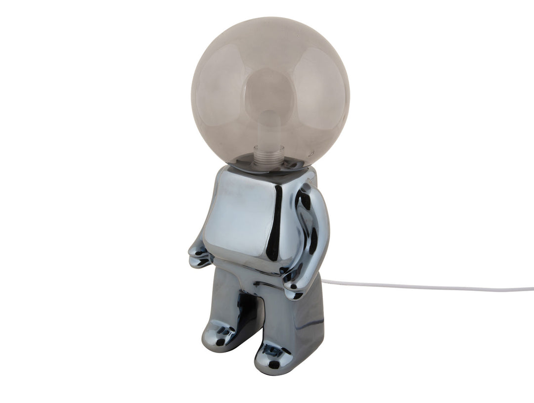 Leitmotiv Table lamp Ross LED ceramic black plated