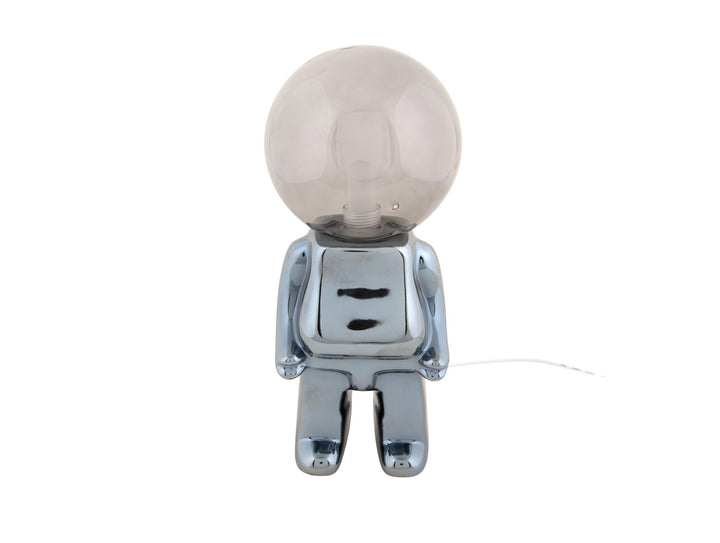 Leitmotiv Table lamp Ross LED ceramic black plated