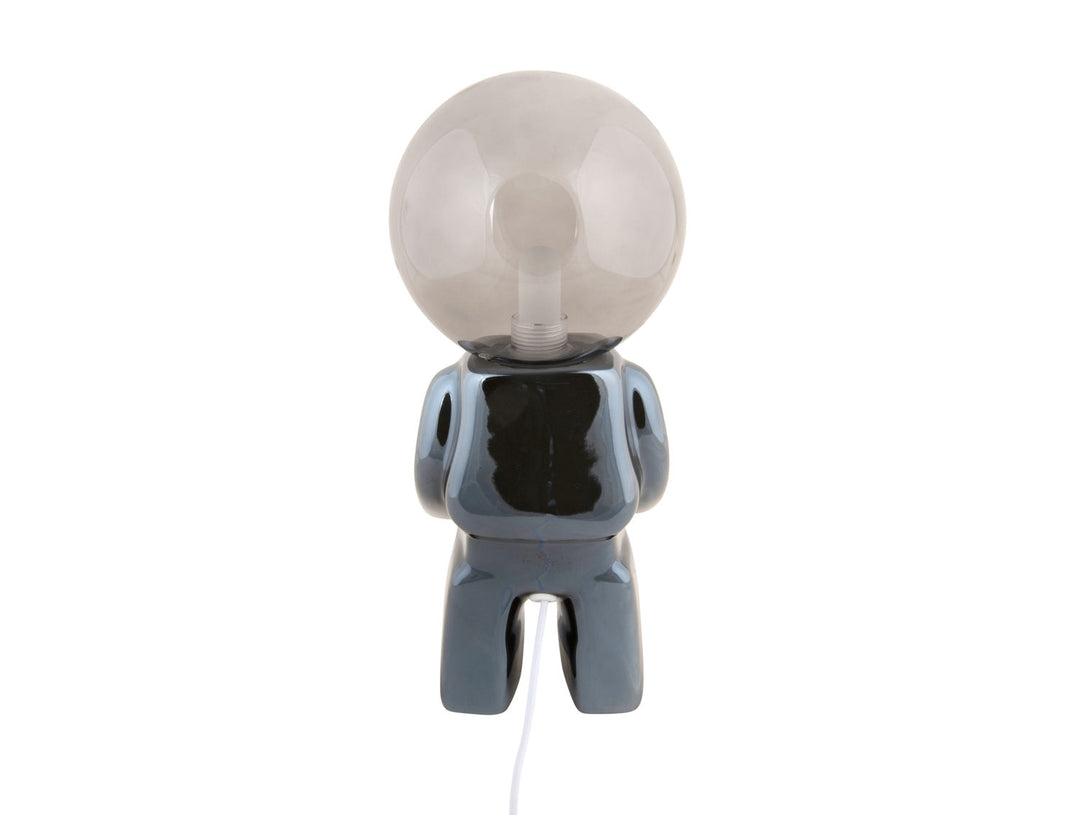 Leitmotiv Table lamp Ross LED ceramic black plated