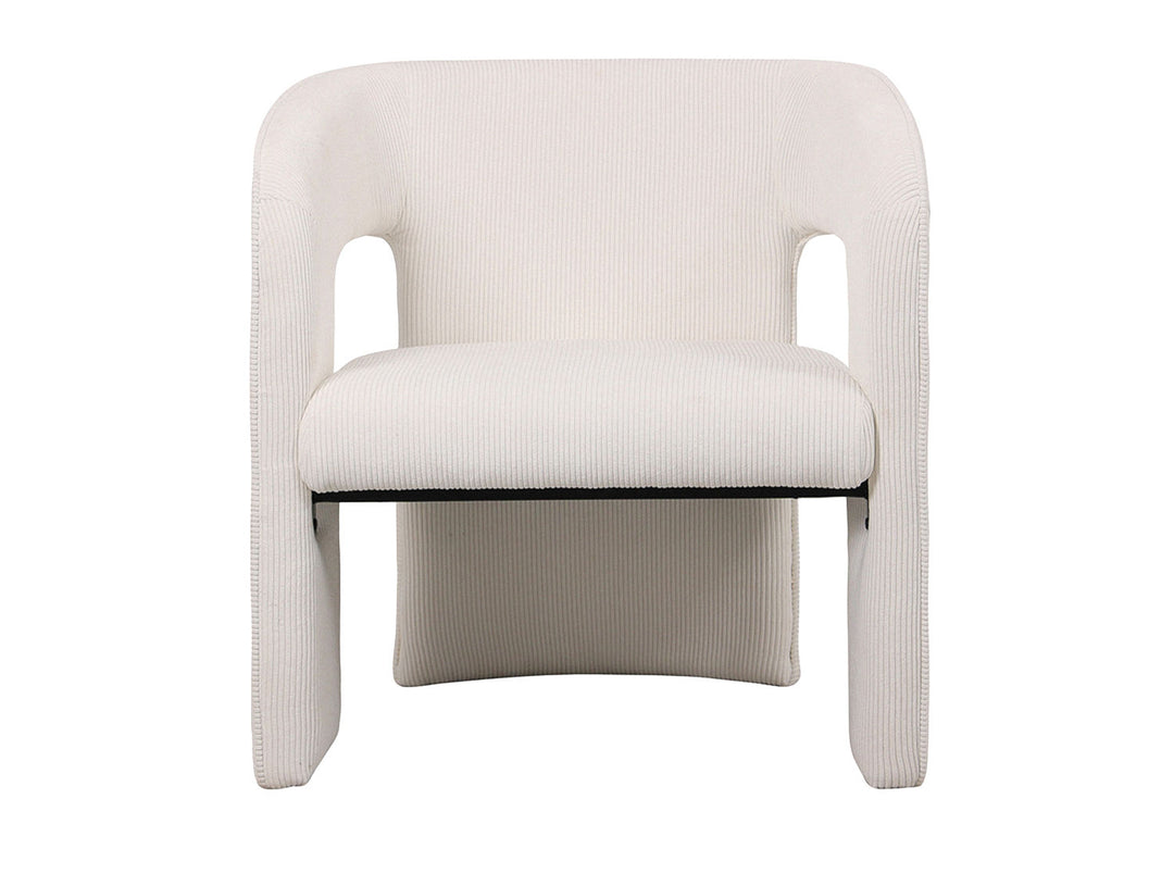 Leitmotiv Chair Vigor corduroy white