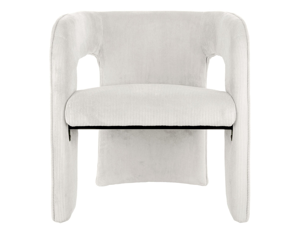 Leitmotiv Chair Vigor corduroy white