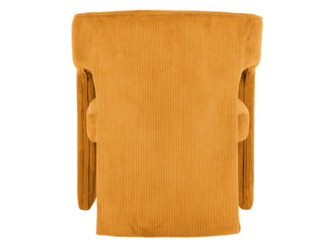 Leitmotiv Chair Vigor corduroy ochre yellow