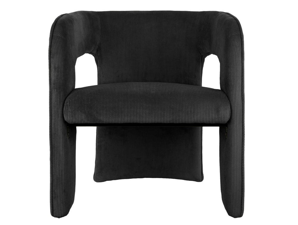 Leitmotiv Chair Vigor corduroy black