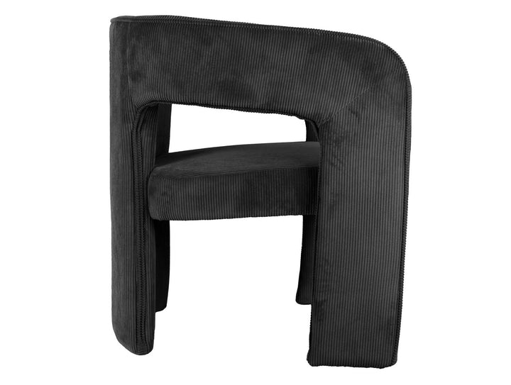 Leitmotiv Chair Vigor corduroy black