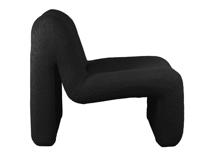 Leitmotiv Chair Fuerza teddy curl black