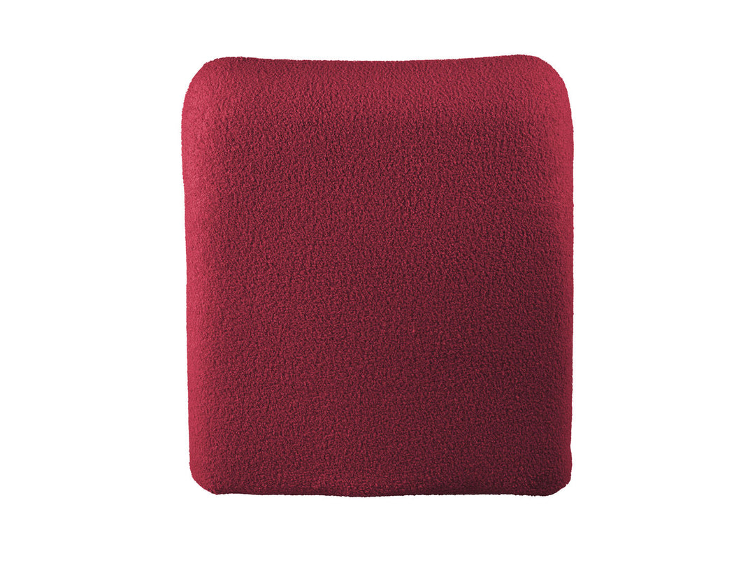 Leitmotiv Chair Fuerza teddy curl red ochre