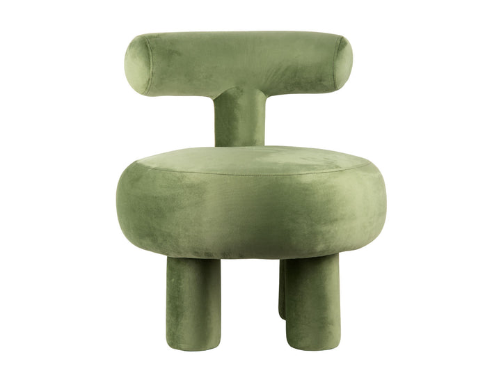 Leitmotiv Chair Abrazo velvet jungle green