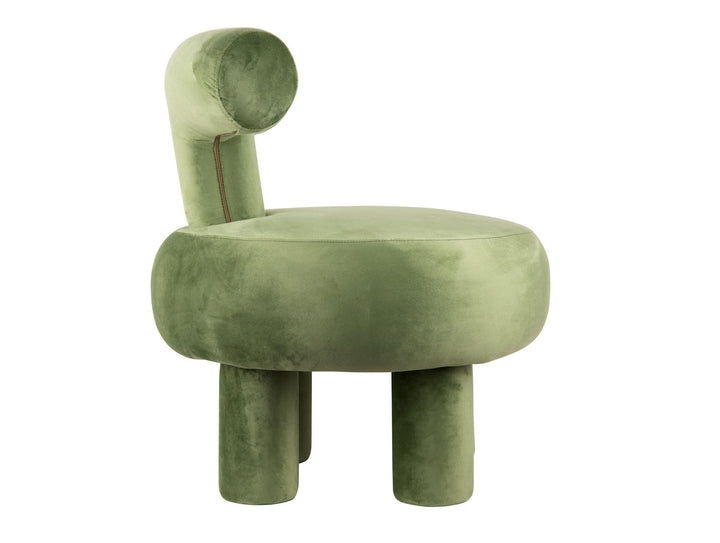 Leitmotiv Chair Abrazo velvet jungle green