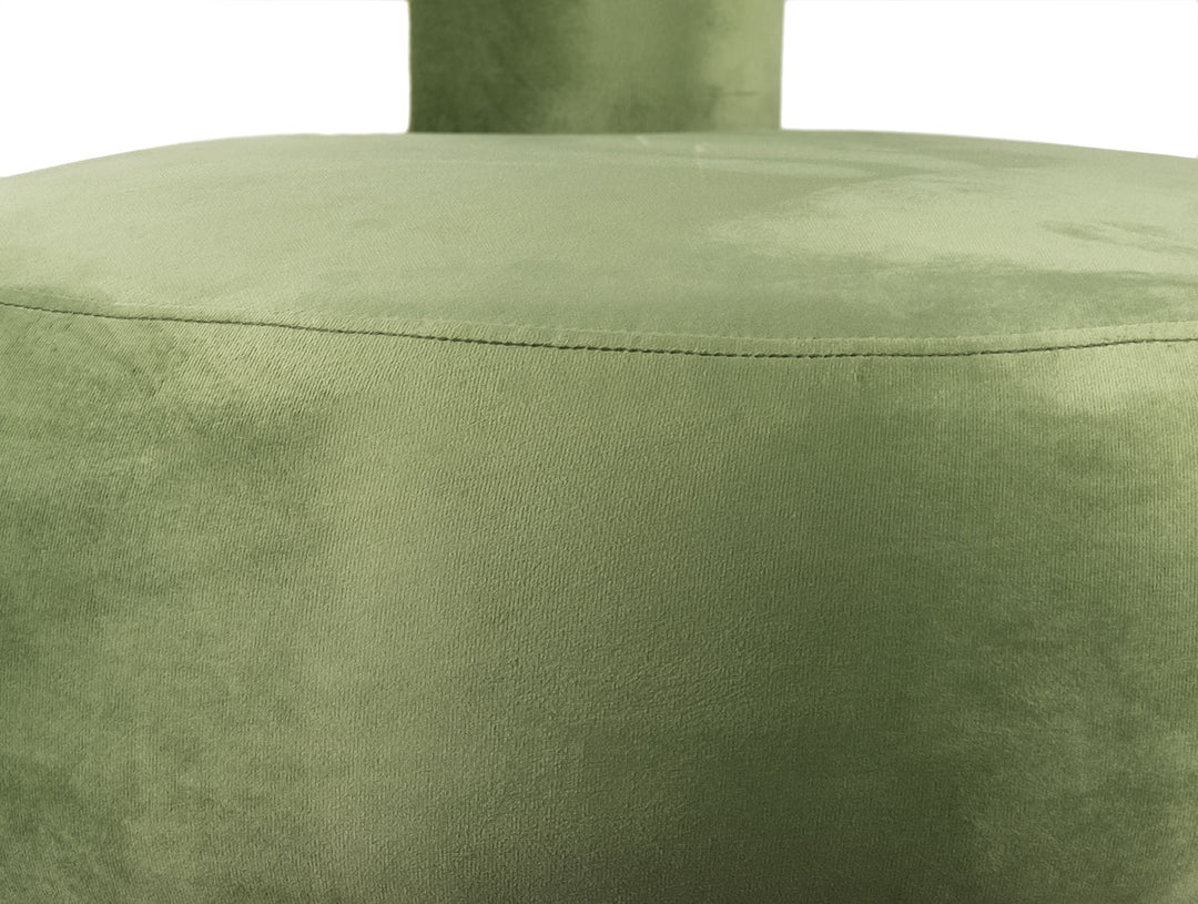 Leitmotiv Chair Abrazo velvet jungle green