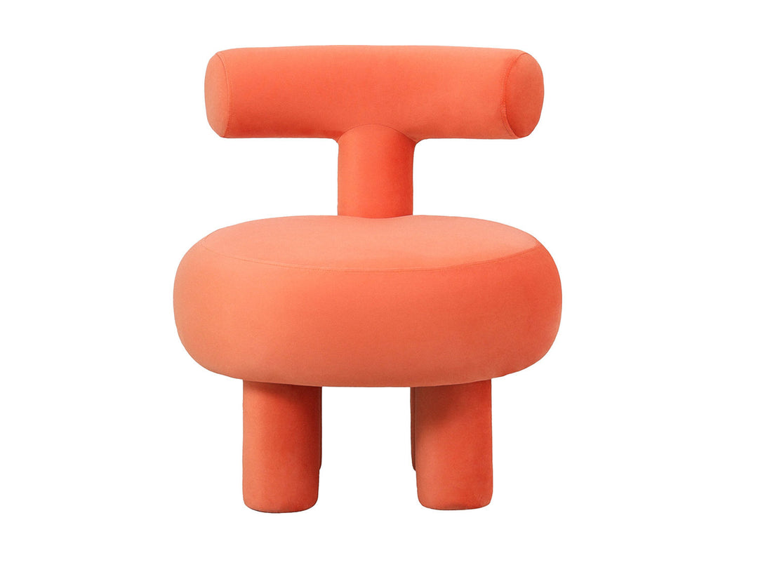 Leitmotiv Chair Abrazo velvet peach orange