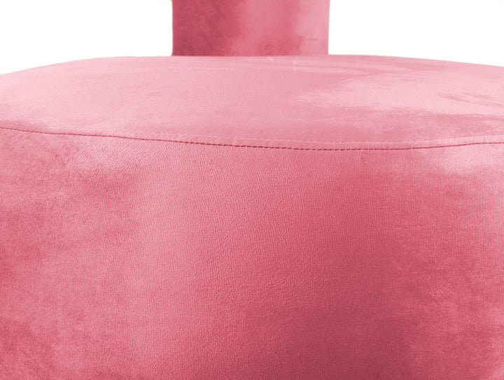Leitmotiv Chair Abrazo velvet pink