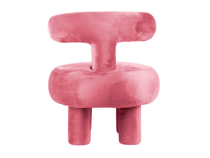 Leitmotiv Chair Abrazo velvet pink