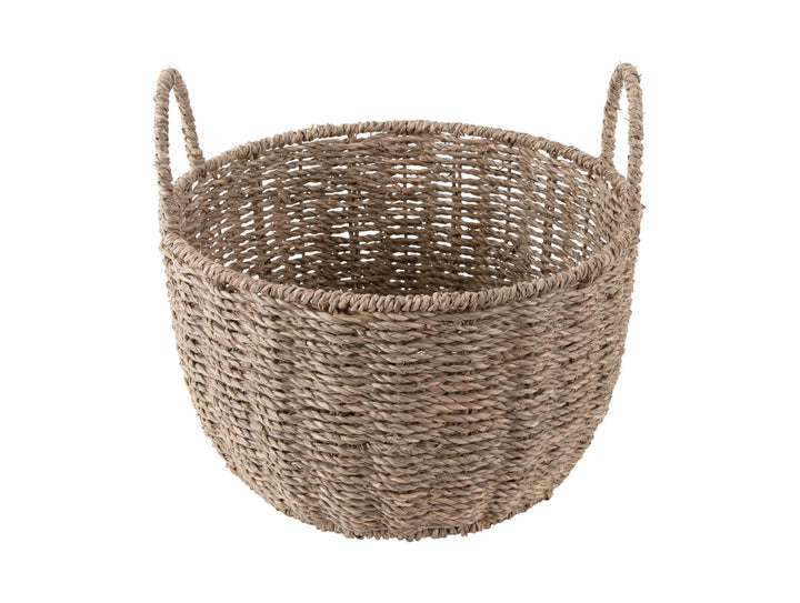 present time Basket set Save seagrass medium, Set of 2pcs