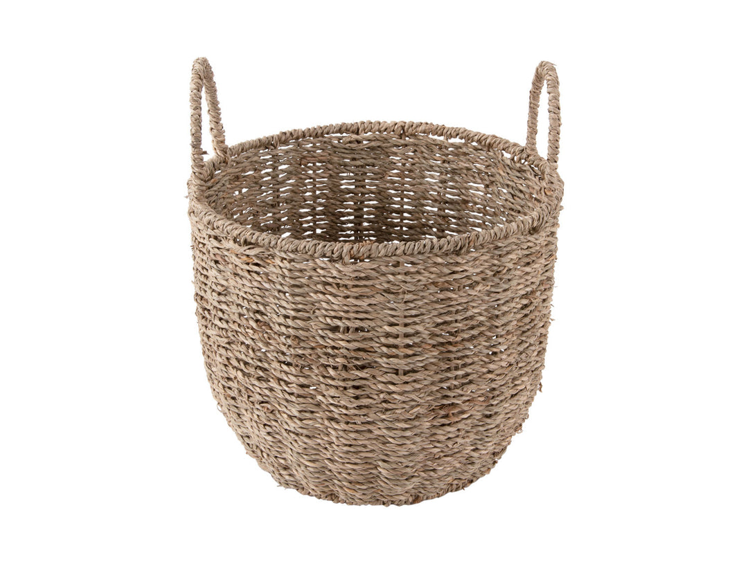 present time Basket set Save seagrass medium, Set of 2pcs