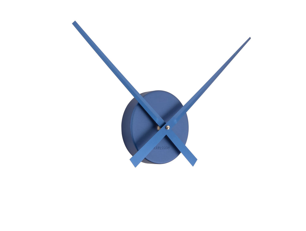 Karlsson Wall clock Little Big Time Mini metallic dark blue