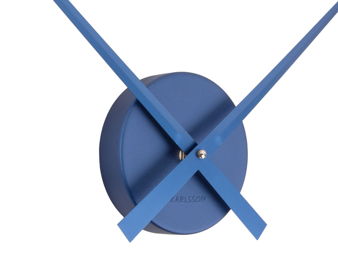 Karlsson Wall clock Little Big Time Mini metallic dark blue