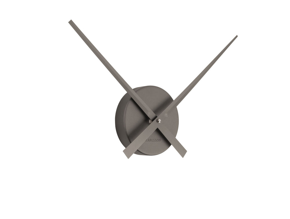 Karlsson Wall clock Little Big Time Mini metallic dark grey