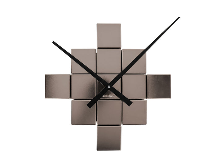 Karlsson Wall clock DIY Cubic metallic dark grey