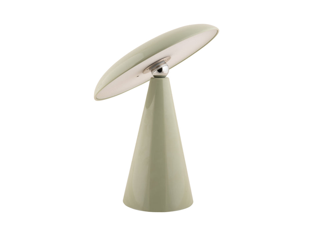Leitmotiv Table lamp Phoebe LED grayed jade