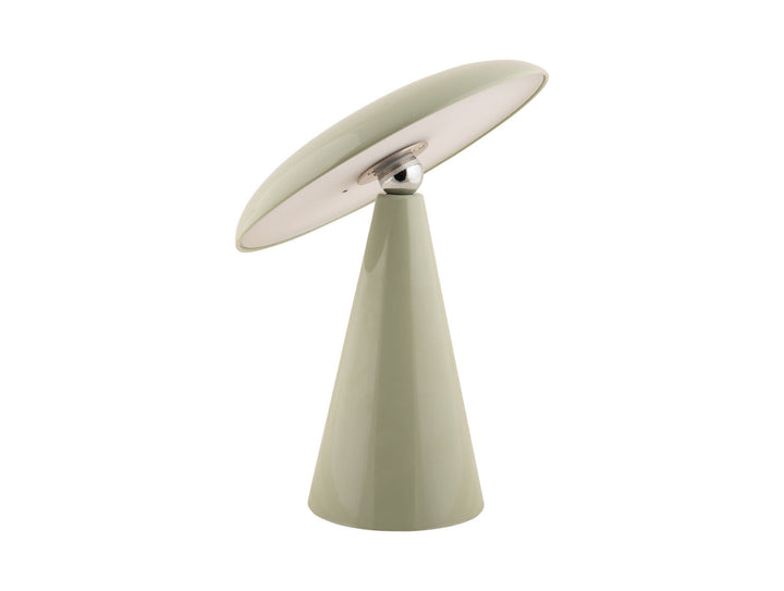 Leitmotiv Table lamp Phoebe LED grayed jade