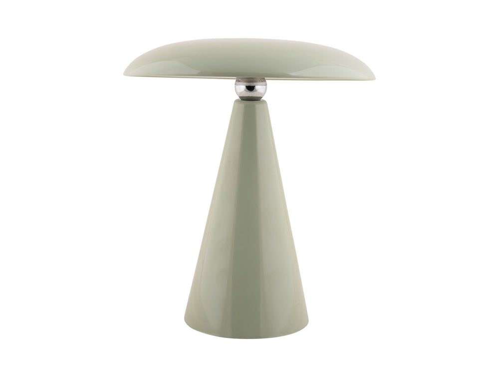 Leitmotiv Table lamp Phoebe LED grayed jade