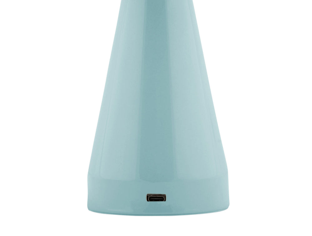 Leitmotiv Table lamp Rachel LED iron misty blue
