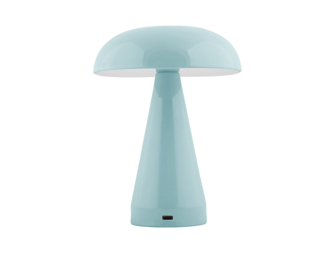 Leitmotiv Table lamp Rachel LED iron misty blue