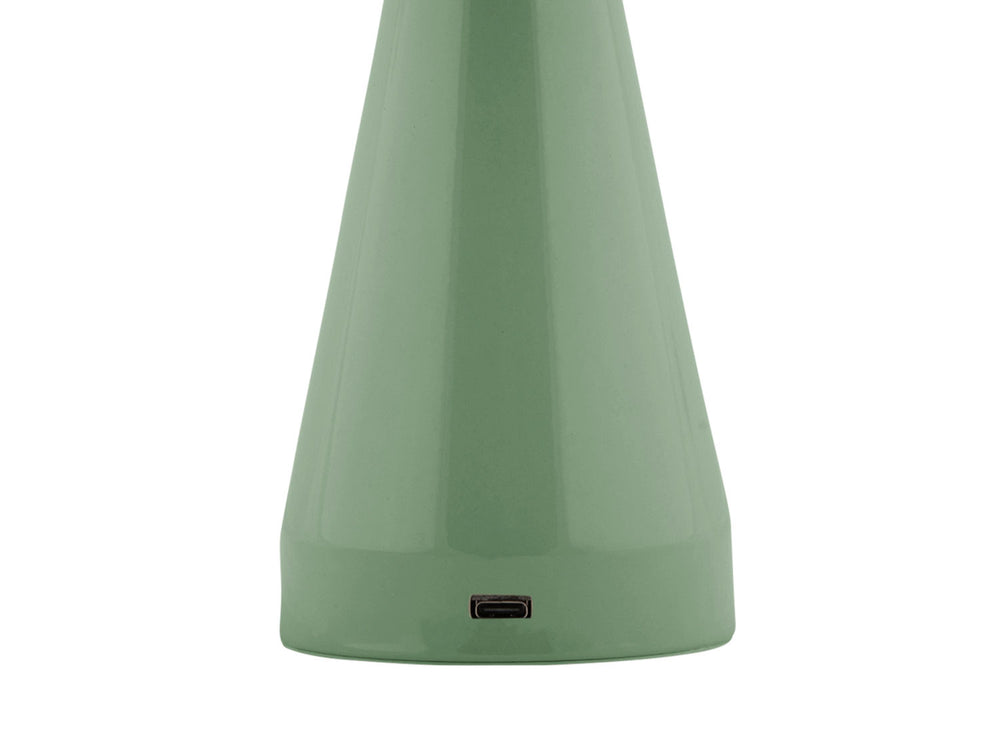 Leitmotiv Table lamp Rachel LED iron jungle green