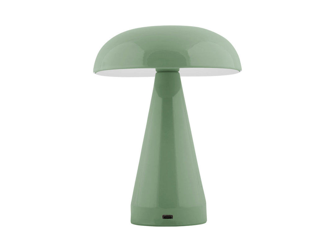 Leitmotiv Table lamp Rachel LED iron jungle green