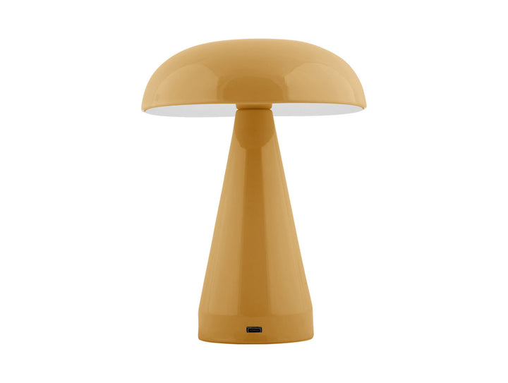 Leitmotiv Table lamp Rachel LED iron ochre yellow