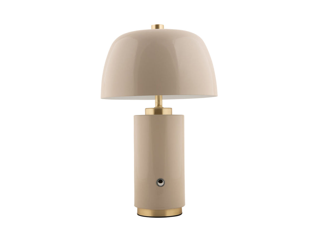 Leitmotiv Table lamp Freya LED iron warm grey