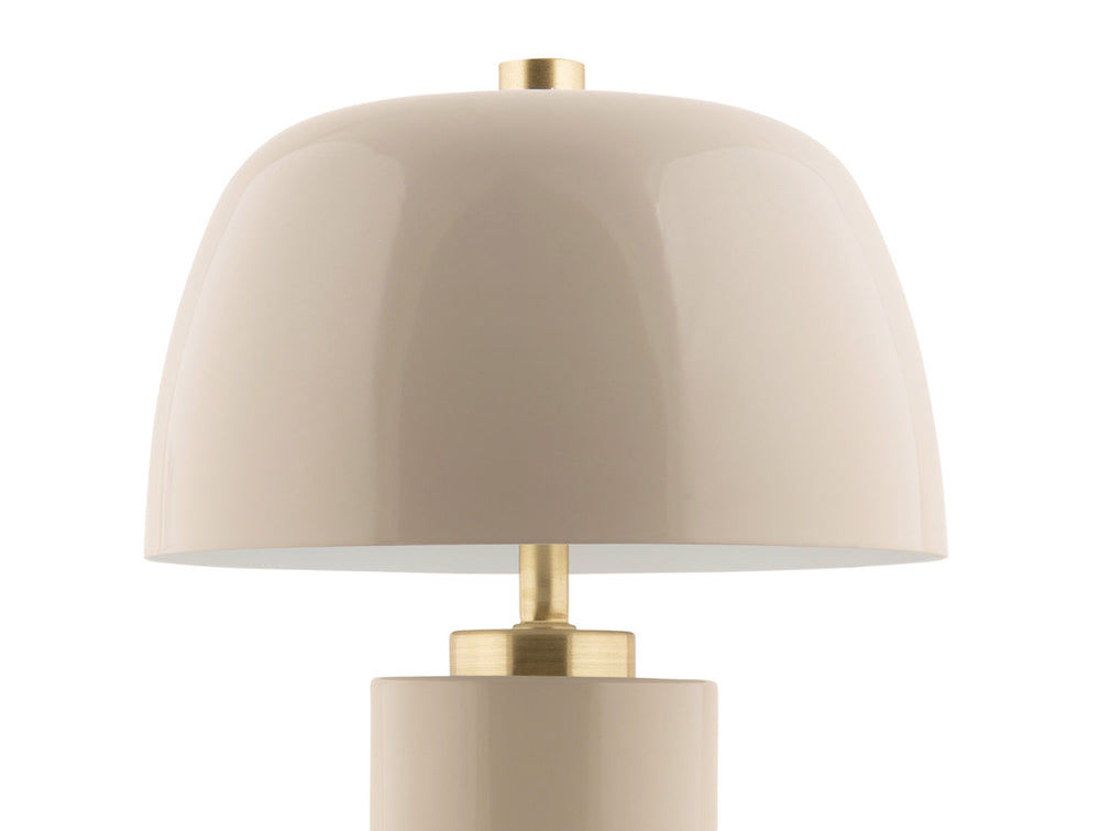 Leitmotiv Table lamp Freya LED iron warm grey