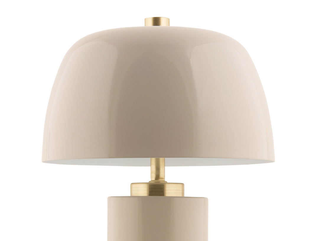 Leitmotiv Table lamp Freya LED iron warm grey