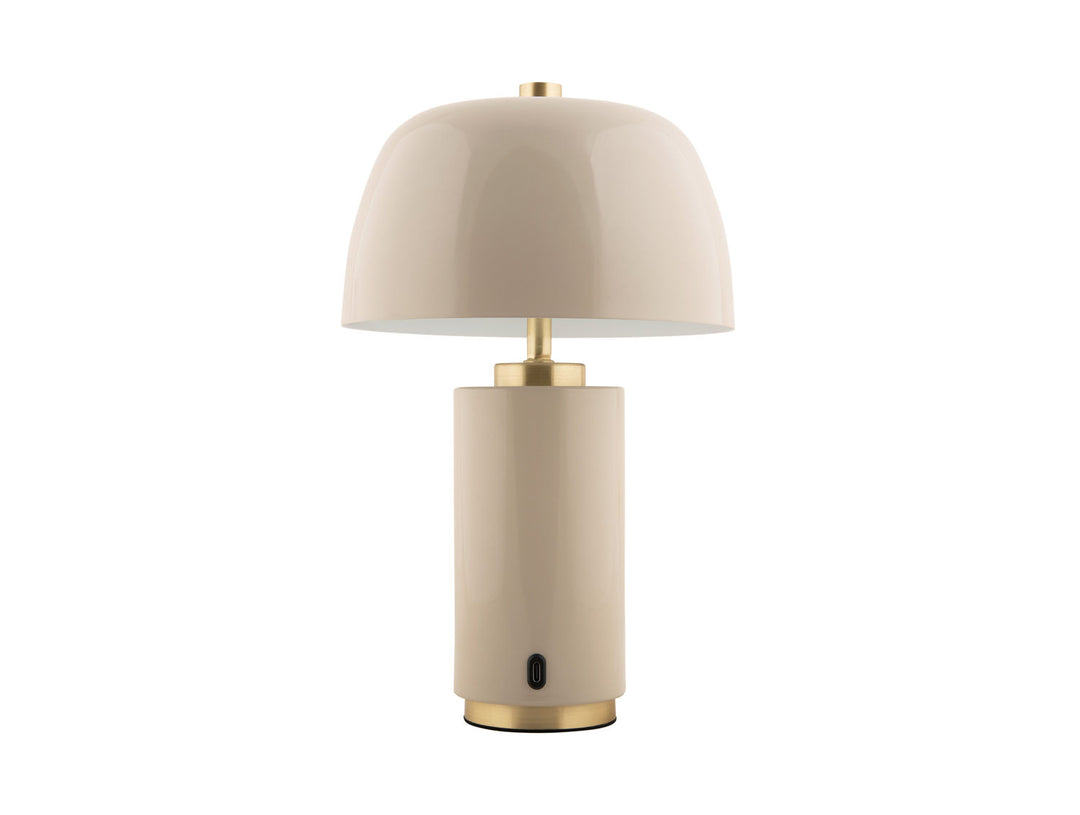 Leitmotiv Table lamp Freya LED iron warm grey
