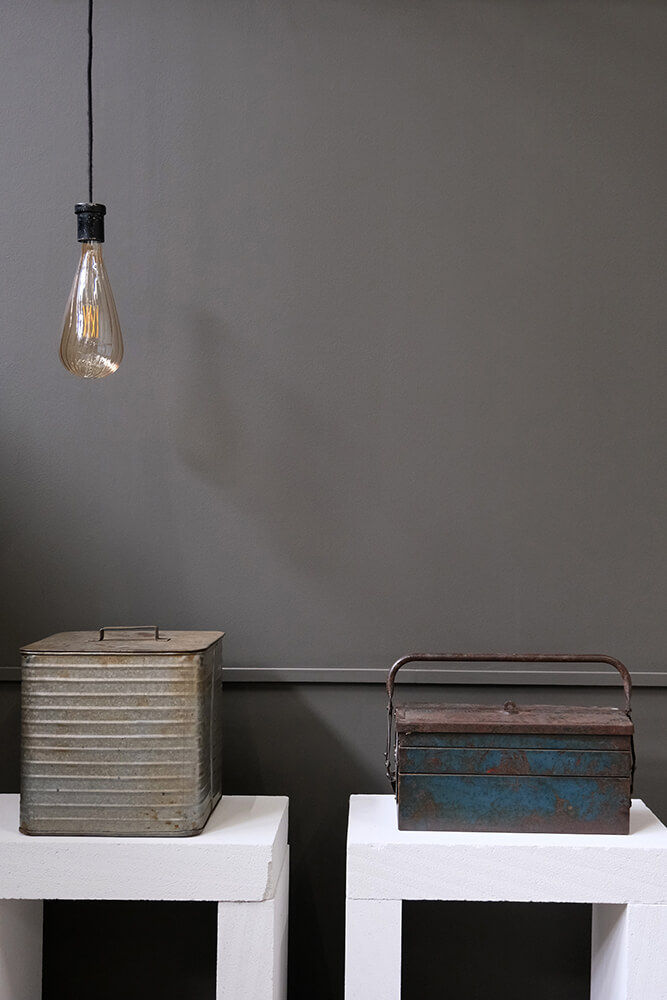 Trademark Living Rå metalkasse med låg