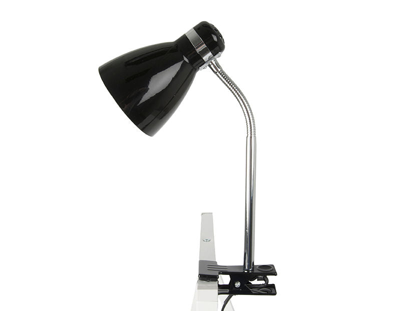 Leitmotiv Clip on lamp Study metal black