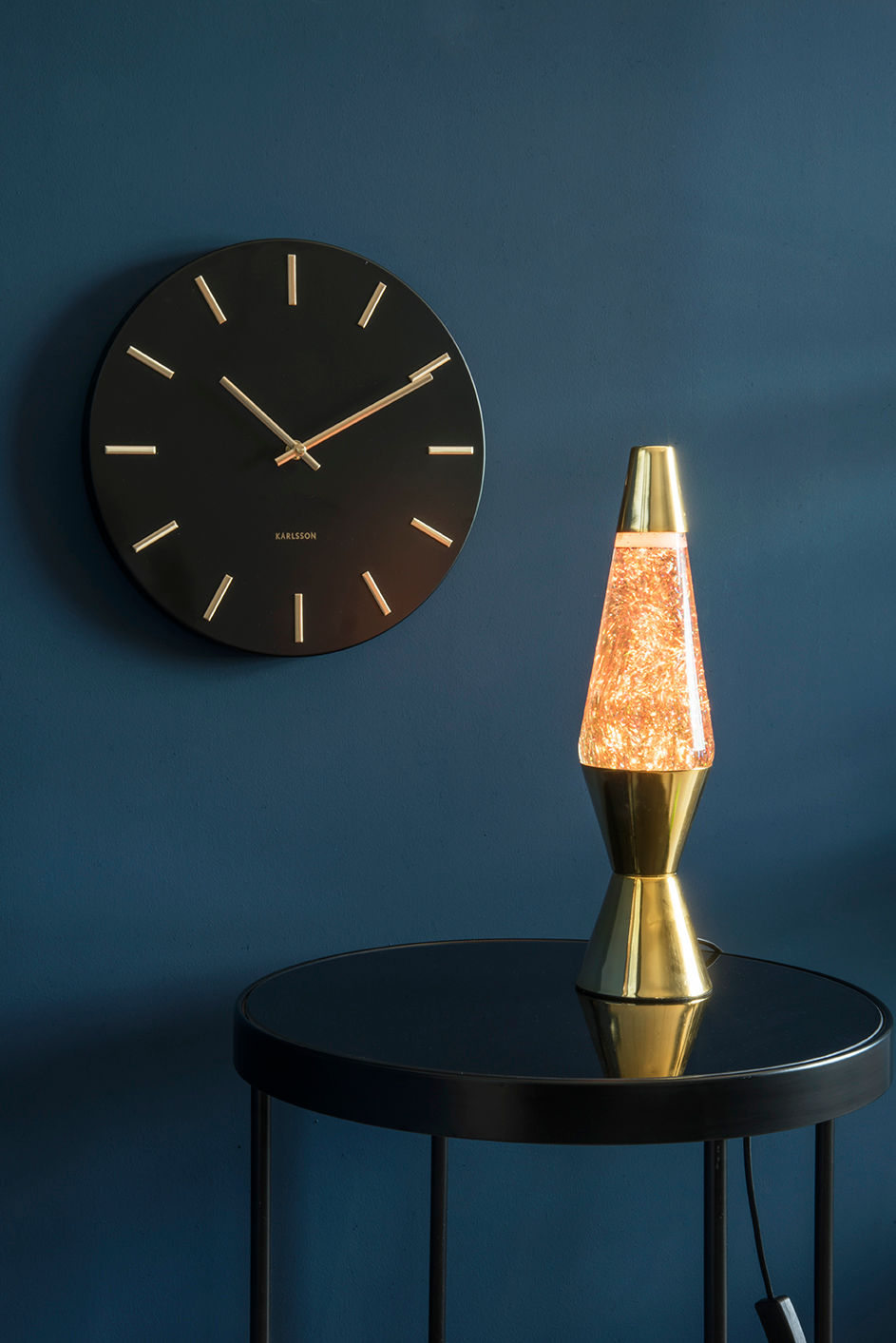 Leitmotiv Table lamp Glitter gold - Aunór