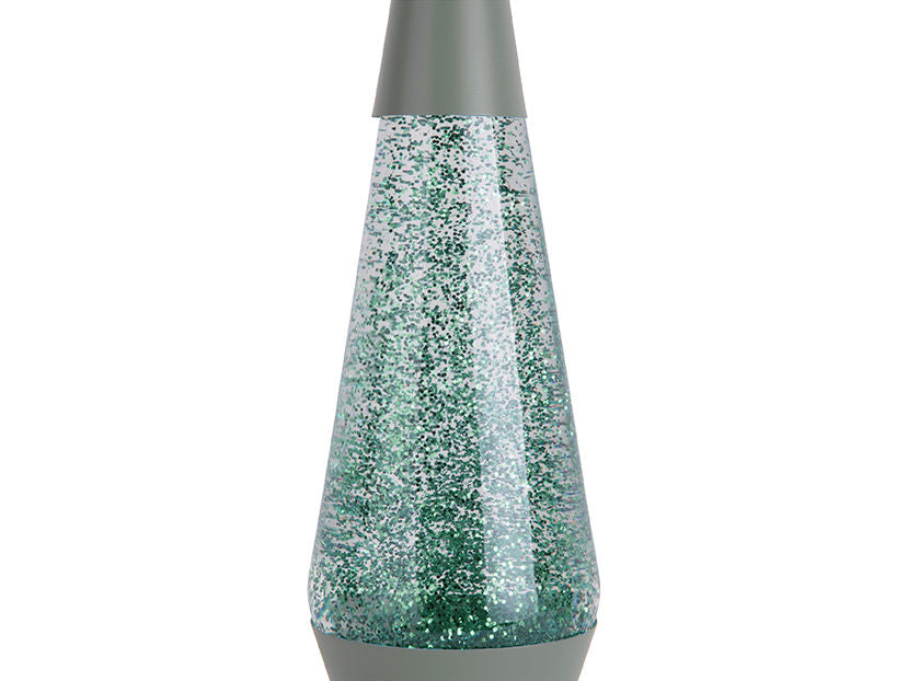 Leitmotiv Table lamp Glitter jungle green
