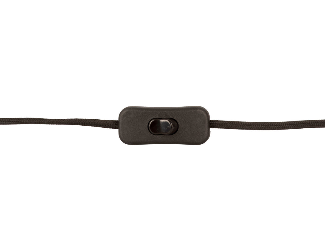 Leitmotiv Table lamp Glass Bell chocolate brown, gold frame
