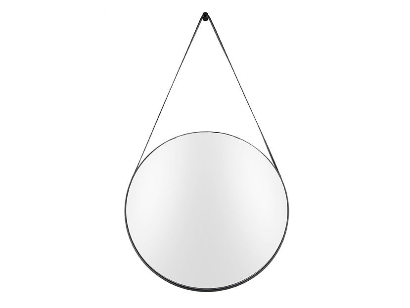 present time Mirror Balanced round black rim