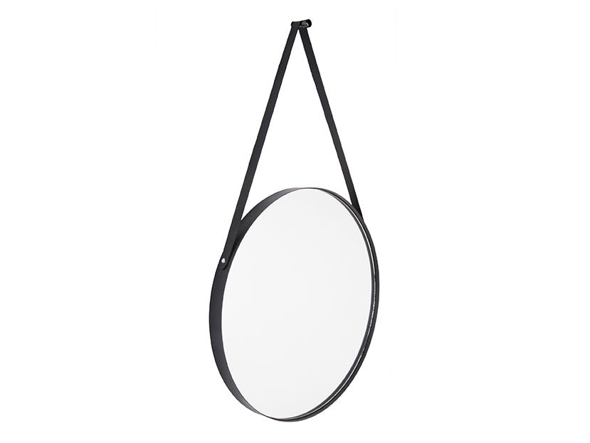 present time Mirror Balanced round black rim