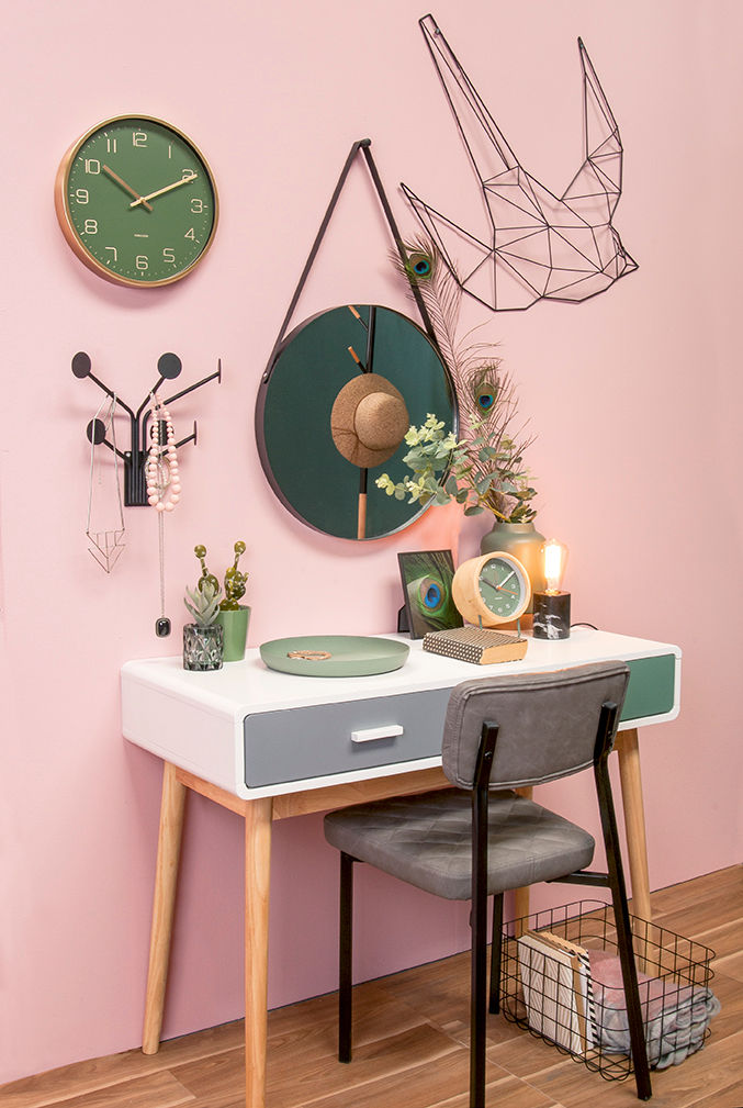 present time Mirror Balanced round black rim
