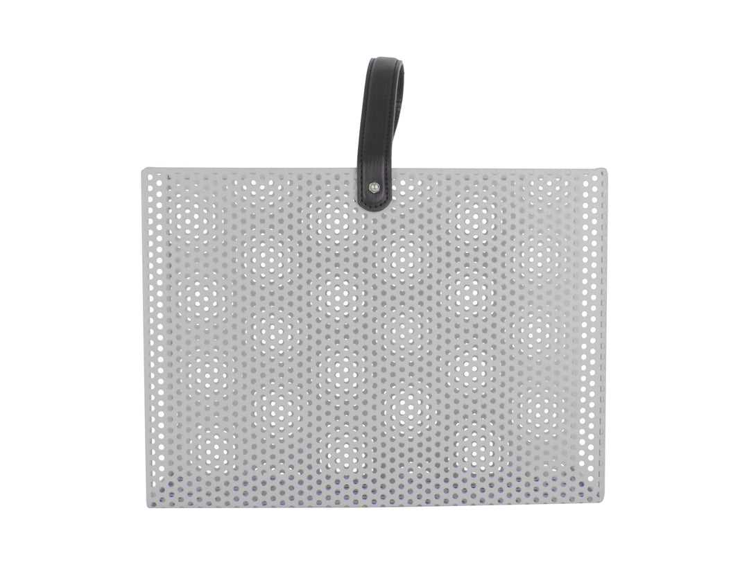 present time Magazine rack Perky Mesh warm grey